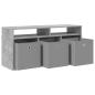 Preview: Lowboard mit Schubladen Beton Grau 102 x 32 x 48,5 cm