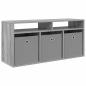 Preview: Lowboard mit Schubladen Graues Sonoma 102 x 32 x 48,5 cm