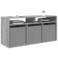 Preview: Lowboard mit Schubladen Graues Sonoma 102 x 32 x 48,5 cm