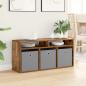 Preview: Lowboard mit Schubladen Altholz 102 x 32 x 48,5 cm