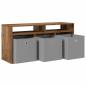 Preview: Lowboard mit Schubladen Altholz 102 x 32 x 48,5 cm