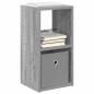 Preview: Nachttisch 2 stk. Graues Sonoma 25,5 x 22 x 49,5 cm