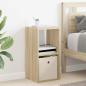 Preview: Nachttisch 2 stk. Sonoma-Eiche 30,5 x 27 x 59,5 cm