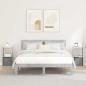 Preview: ARDEBO.de - Nachttisch 2 stk. Beton Grau 30,5 x 27 x 59,5 cm Holzwerkstoff