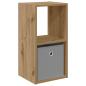 Preview: Nachttisch Artisan-Eiche 30,5 x 27 x 59,5 cm Holzwerkstoff