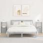 Preview: ARDEBO.de - Nachttisch 2 stk. Beton Grau 35 x 32 x 68,5 cm Holzwerkstoff