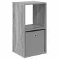 Preview: Nachttisch Graues Sonoma 35 x 32 x 68,5 cm Holzwerkstoff