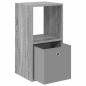 Preview: Nachttisch 2 stk. Graues Sonoma 35 x 32 x 68,5 cm Holzwerkstoff