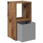 Preview: Nachttisch Altholz 35 x 32 x 68,5 cm Holzwerkstoff