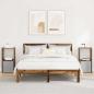 Preview: ARDEBO.de - Nachttisch 2 stk. Altholz 35 x 32 x 68,5 cm Holzwerkstoff