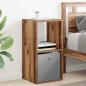 Preview: Nachttisch 2 stk. Altholz 35 x 32 x 68,5 cm Holzwerkstoff
