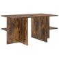 Preview: Couchtisch Geräucherte Eiche 87 x 50 x 45 cm Holzwerkstoff