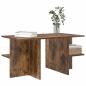 Preview: Couchtisch Geräucherte Eiche 87 x 50 x 45 cm Holzwerkstoff