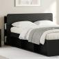 Preview: Kopfteil Schrank Schwarz 135 x 18,5 x 80 cm Holzwerkstoff