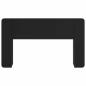 Preview: Kopfteil Schrank Schwarz 135 x 18,5 x 80 cm Holzwerkstoff