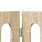 Preview: Faltbarer Haustierzaun 2 stk. Sonoma-Eiche 100,5 x 38 x 70 cm