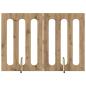 Preview: Faltbarer Haustierzaun 2 stk. Artisan-Eiche 100,5 x 38 x 70 cm