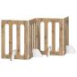 Preview: Faltbarer Haustierzaun 4 stk. 201 x 38 x 70 cm