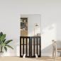 Preview: ARDEBO.de - Faltbarer Haustierzaun 2 Stk. Schwarze Eiche 100,5 x 38 x 90 cm
