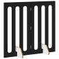 Preview: Faltbarer Haustierzaun 2 Stk. Schwarze Eiche 100,5 x 38 x 90 cm