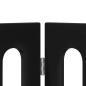 Preview: Faltbarer Haustierzaun 2 Stk. Schwarze Eiche 100,5 x 38 x 90 cm