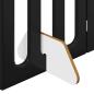 Preview: Faltbarer Haustierzaun 2 Stk. Schwarze Eiche 100,5 x 38 x 90 cm