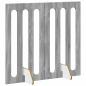 Preview: Faltbarer Haustierzaun 2 Stk. Graues Sonoma 100,5 x 38 x 90 cm