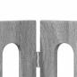 Preview: Faltbarer Haustierzaun 2 Stk. Graues Sonoma 100,5 x 38 x 90 cm