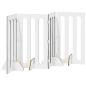 Preview: Faltbarer Haustierzaun 4 stk. Sonoma-Grau 201 x 38 x 90 cm