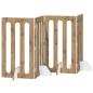 Preview: Faltbarer Haustierzaun 4 stk. Artisan-Eiche 201 x 38 x 90 cm