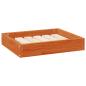 Preview: Hundebett Wachsbraun 51,5 x 44 x 9 cm Massivholz Kiefer