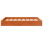 Preview: Hundebett Wachsbraun 72 x 54 x 9 cm Massivholz Kiefer