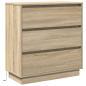 Preview: Nachttisch Sonoma-Eiche 71 x 34,5 x 75 cm Holzwerkstoff