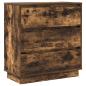 Preview: Nachttisch Geräucherte Eiche 71 x 34,5 x 75 cm Holzwerkstoff