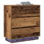 Preview: Nachttisch Altholz 71 x 34,5 x 75 cm Holzwerkstoff