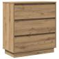 Preview: Nachttisch Artisan-Eiche 71 x 34,5 x 75 cm Holzwerkstoff