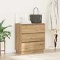 Preview: Nachttisch Artisan-Eiche 71 x 34,5 x 75 cm Holzwerkstoff