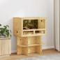 Preview: ARDEBO.de - Terrarium Braun 80 x 50 x 50 cm OSB