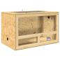 Preview: Terrarium Braun 80 x 50 x 50 cm OSB