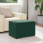 Preview: Hocker Dunkelgr?n 61 x 41 x 40 cm Samt und Engineering Holz