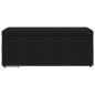 Preview: Hocker Schwarz 101 x 41 x 40 cm Stoff und Pressholz