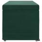 Preview: Hocker Dunkelgrün 101 x 41 x 40 cm Samt und Engineering Holz