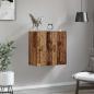 Preview: Wandschrank 60 x 31 x 60 cm Holzwerkstoff Altholz