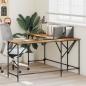 Preview: ARDEBO.de - Schreibtisch Altholz Holzwerkstoff 149 x 149 x 75 cm