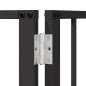 Preview: Hundetor 10 stk. Schwarz 60 x 80 cm Verzinkter Stahl