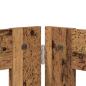 Preview: Klappbares Hundetor mit Ständern 2 stk. Altholz 200,5 cm