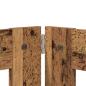 Preview: Klappbares Hundetor mit Ständern 8 stk. Altholz 60 cm
