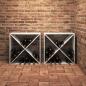 Preview: Weinregal 2 Stk. Wei? 62 x 25 x 62 cm Massives Kiefernholz