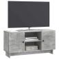Preview: TV-Schränk 102 x 34,5 x 50 cm Betongrau Holzwerkstoff