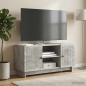 Preview: TV-Schränk 102 x 34,5 x 50 cm Betongrau Holzwerkstoff